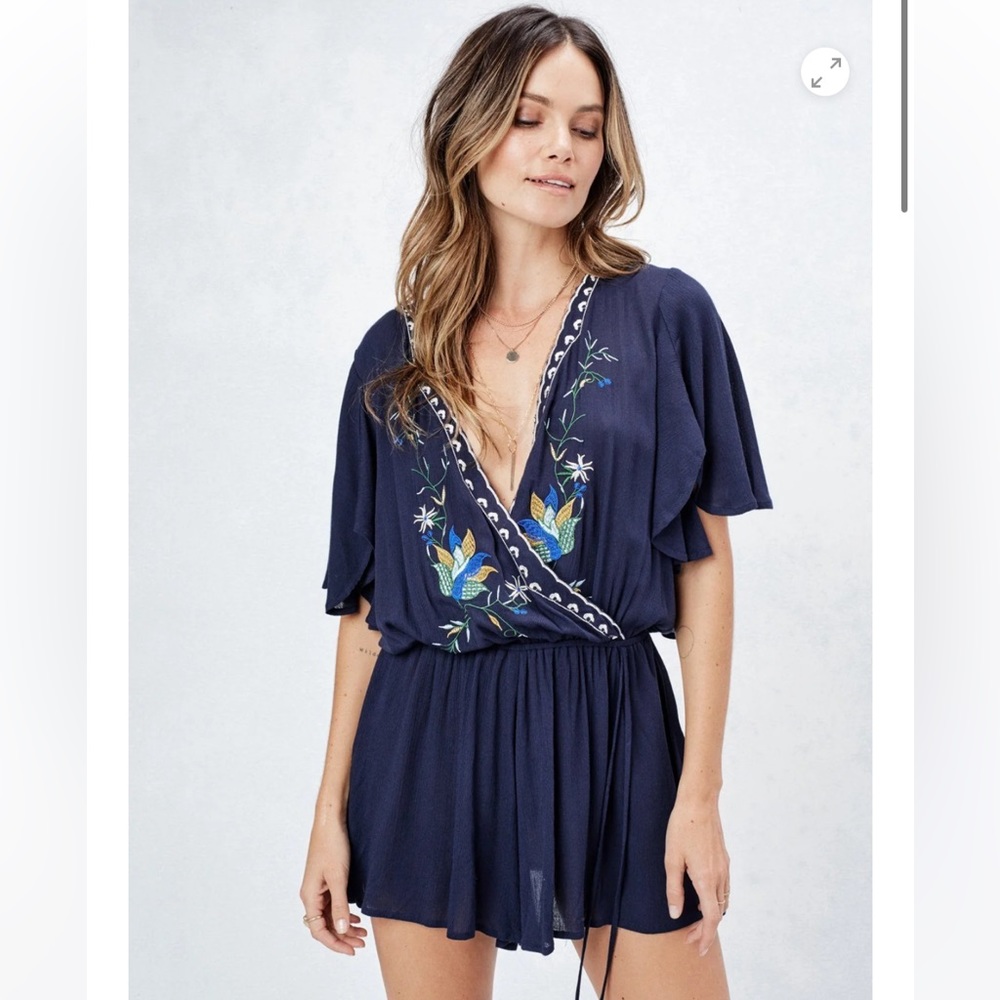 Lovestitch embroidered romper